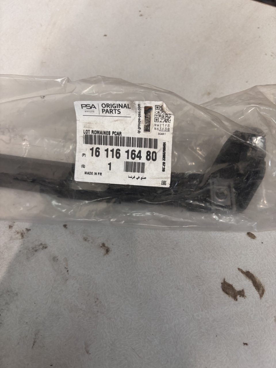 Kit support externe pare-chocs arrière — réf. 1611616480