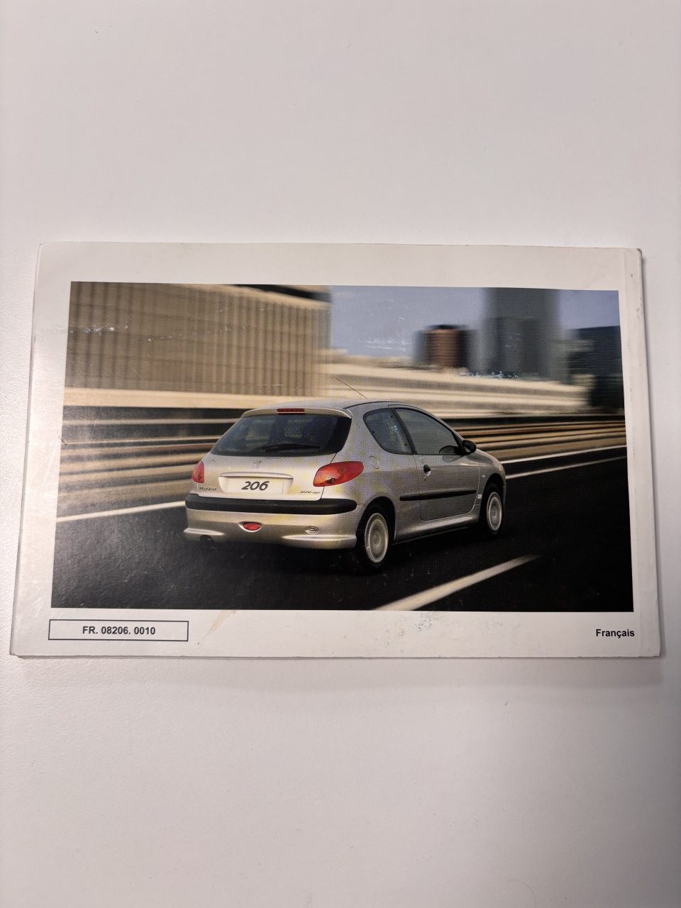 Guide d'utilisation 206 — réf. 1 (photo 2)