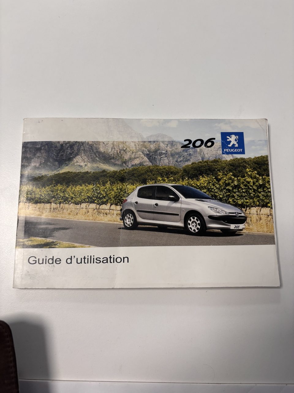 Guide d'utilisation 206 — réf. 1